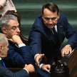 Szef MSZ Radosław Sikorski w rządowych ławach