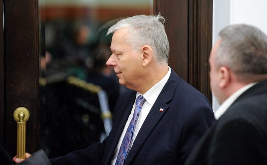 Poseł Marek Suski w Sejmie