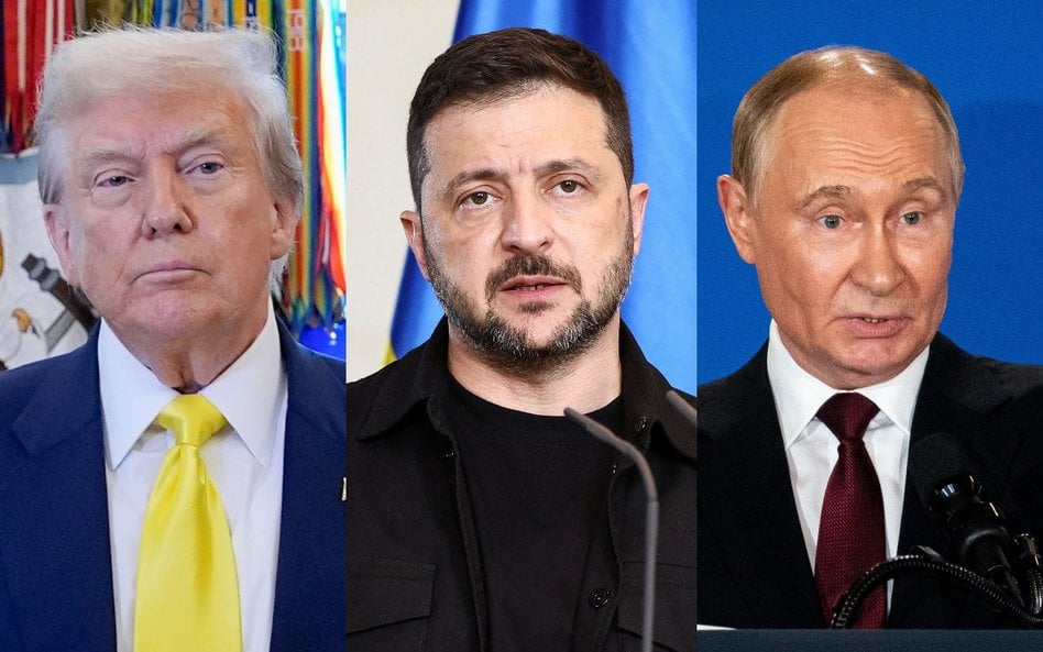 Prezydent USA Donald Trump po rozmowach z rosyjskim przywódcą Władimirem Putinem spotkał się z prezy
