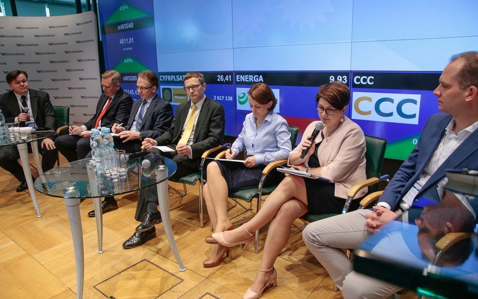 Uczestnicy debaty otwierającej Forum MSP (od prawej): Piotr Prajsnar, prezes Cloud Technologies, Pat