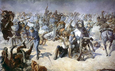 Heroiczną walkę batalionu pod Zadwórzem uwiecznił na płótnie malarz Stanisław Kaczor-Batowski.