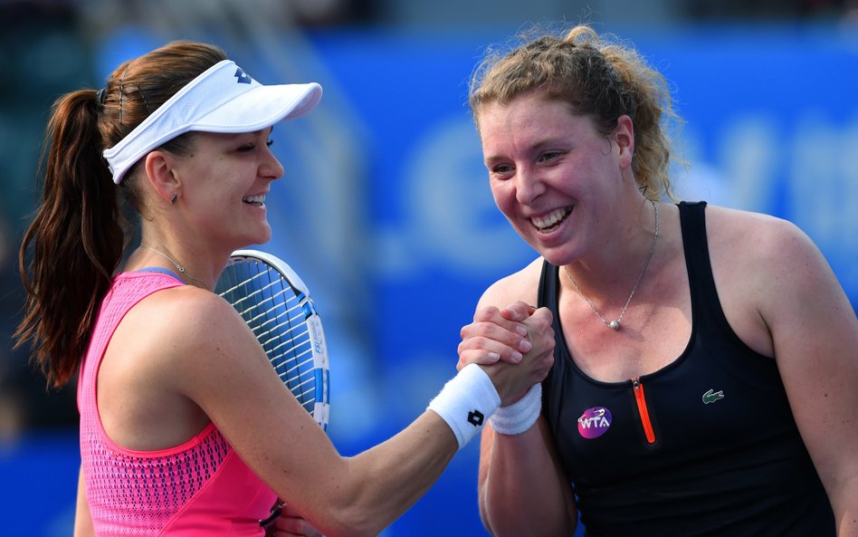Agnieszka Radwańska i Anna-Lena Friedsam