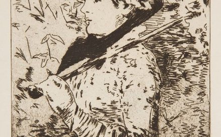 12. Édouard Manet, Jeanne – Printemps / Jeanne – Wiosna, 1882/1905 z teki: Manet. Trente eaux-fortes