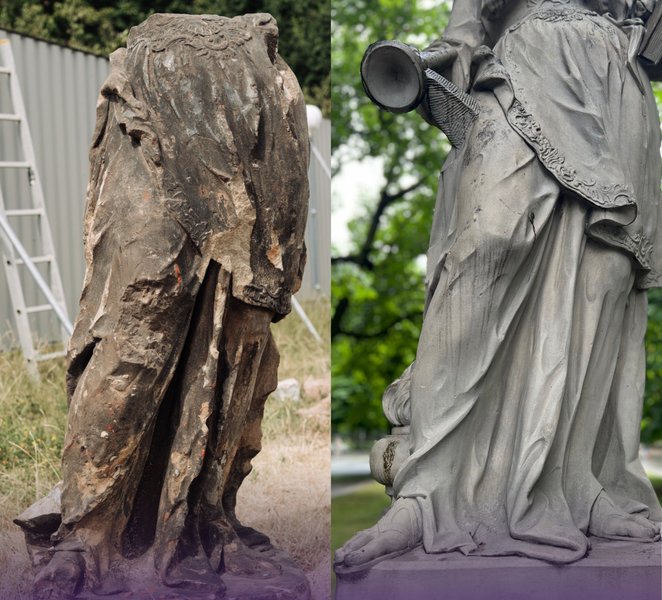 Jak dotąd jedno z najbardziej symbolicznych odkryć prac archeologicznych prowadzonych na terenie zbu