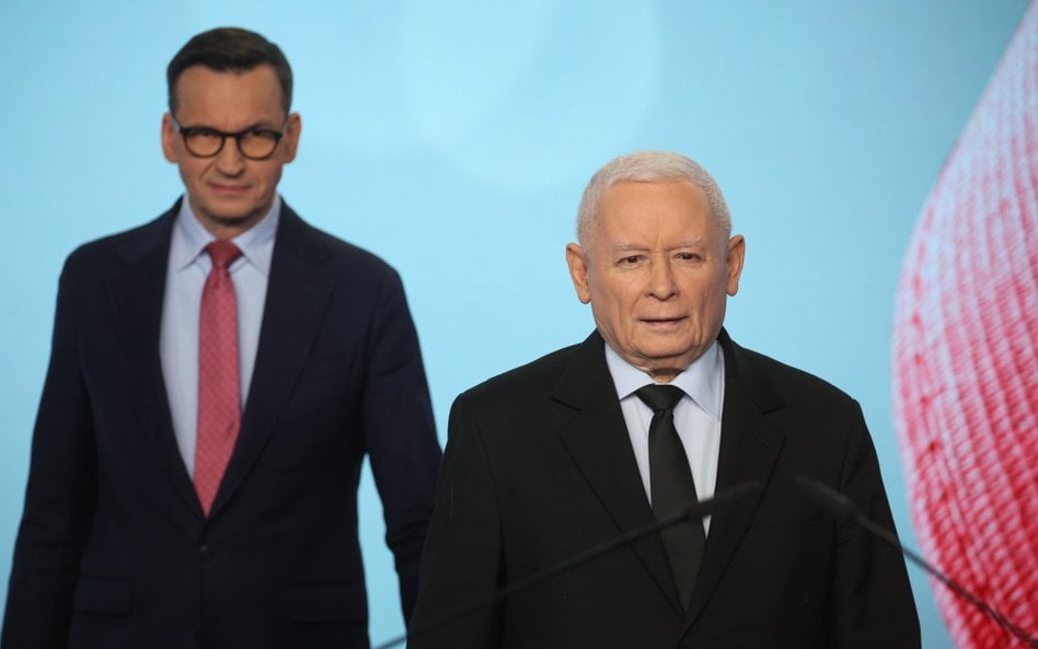 Mateusz Morawiecki i Jarosław Kaczyński