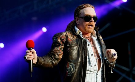 Axl Rose podczas koncertu Guns N'Roses w Warszawie, 2006