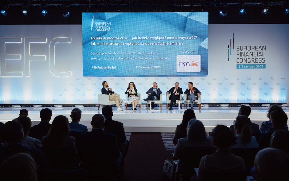 Paneliści podczas debaty „Trendy demograficzne – jak będzie wyglądać nasza przyszłość? Jak się dosto