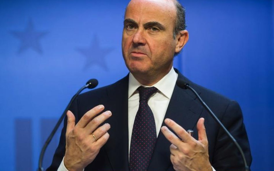 Luis de Guindos, hiszpański minister finansów, negocjuje z?Brukselą plan reform gospodarczych. fot. 