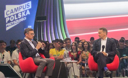 Minister spraw zagranicznych Polski Radosław Sikorski i minister spraw zagranicznych Ukrainy Dmytro 