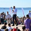 Prezydent Karol Nawrocki podczas spotkania z młodzieżą