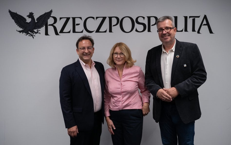 Uczestnicy debaty w redakcji „Rzeczpospolitej”