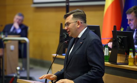 Poseł PiS Łukasz Kmita, dotychczasowy kandydat tej partii na marszałka.