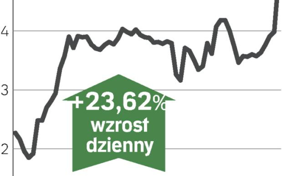 Wzrost po spekulacjach o przejęciu