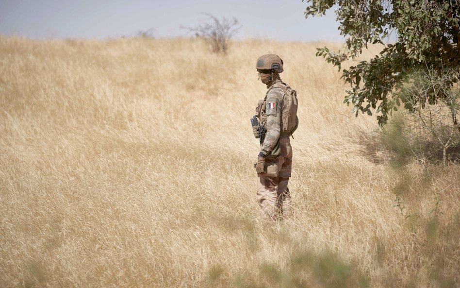 Francuski żołnierz na północy Burkina Faso (zdjęcie z 2019 r.)