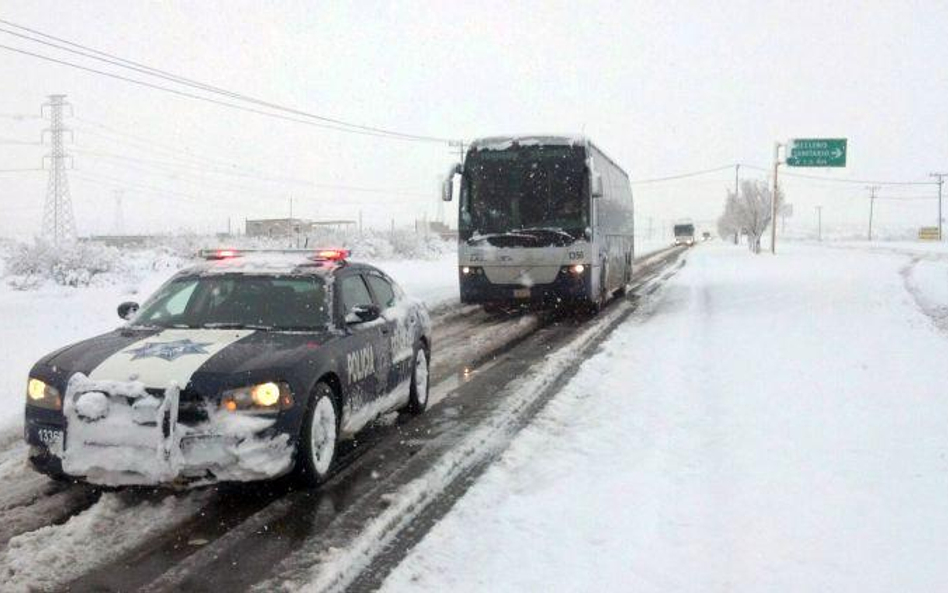 Śnieżyce paraliżują amerykańskie niebo