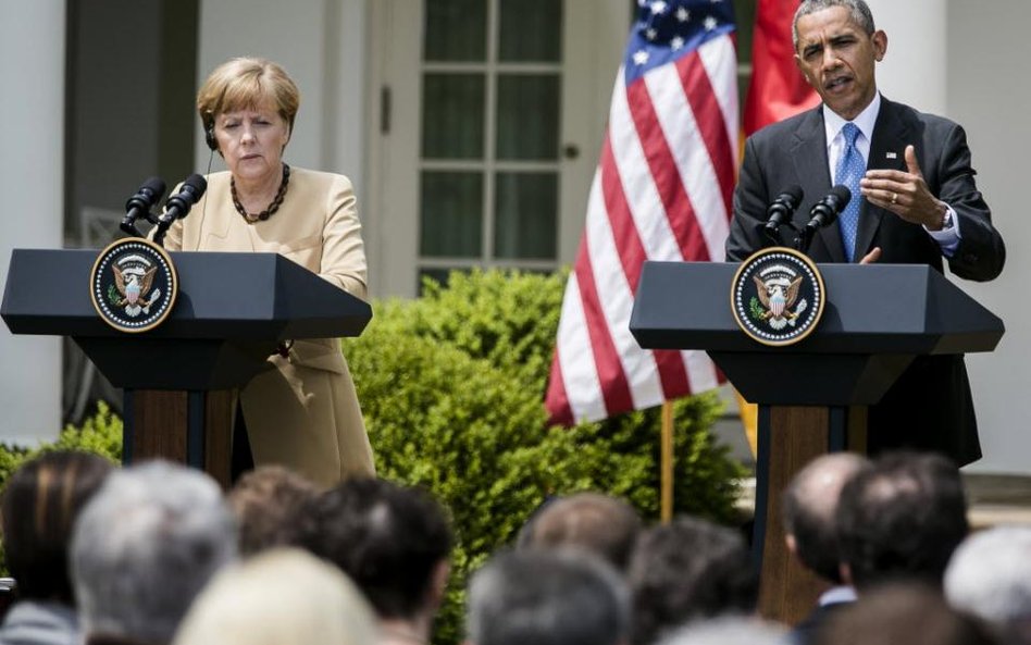 Prezydent USA Barack Obama spotkał się w Waszyngtonie z kanclerz Angelą Merkel