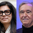 Najbogatsza kobieta świata Francoise Bettencourt-Meyers i najbogatszy mężczyzna Bernard Arnault.