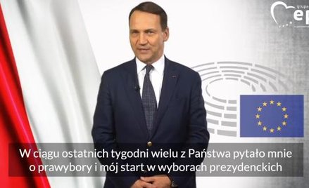Sikorski: Nie będę kandydował na prezydenta