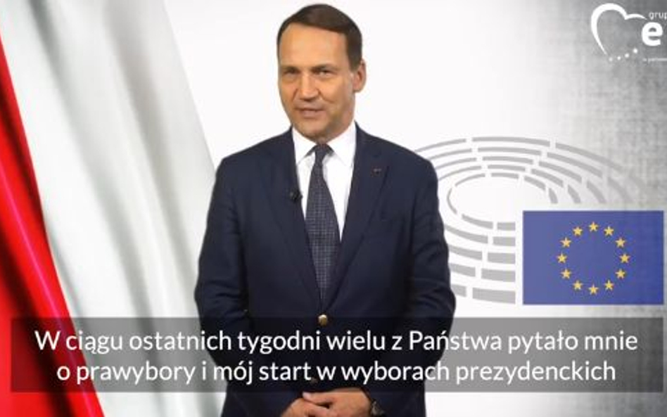 Sikorski: Nie będę kandydował na prezydenta