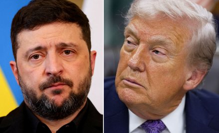 Wołodymyr Zełenski i Donald Trump