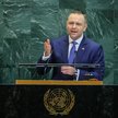 Prezydent RP Karol Nawrocki przemawia podczas debaty generalnej 80. Sesji Zgromadzenia Ogólnego ONZ 