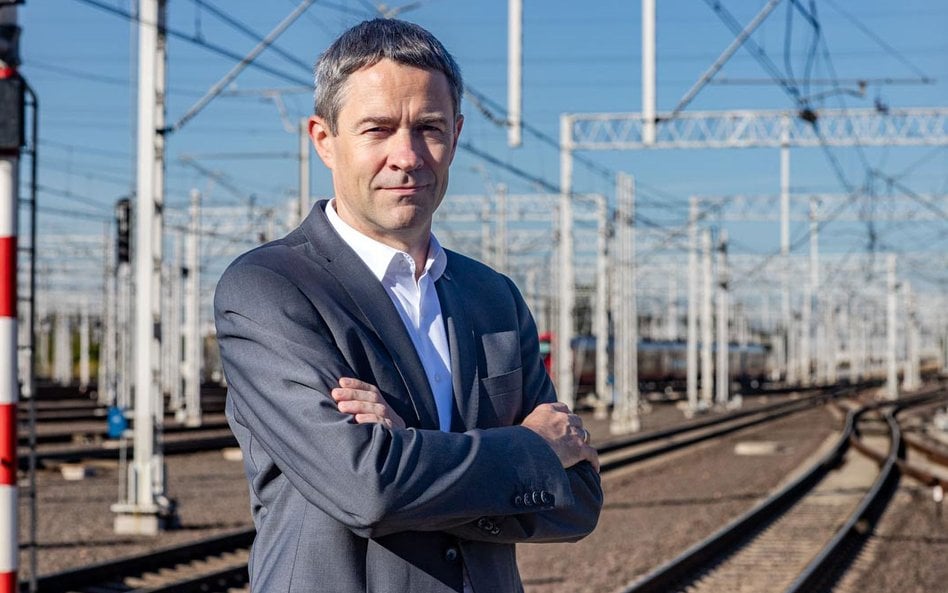 Piotr Wyborski, prezes zarządu PKP Polskich Linii Kolejowych S.A.