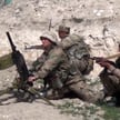 Azerscy żołnierze w czasie walk na granicy Górskiego Karabachu