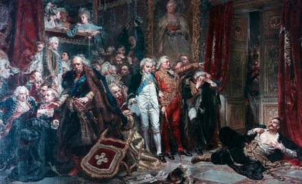 „Rejtan – Upadek Polski“, płótno z roku 1866, na trwałe zapadło w pamięć zbiorową Polaków, nie wszys