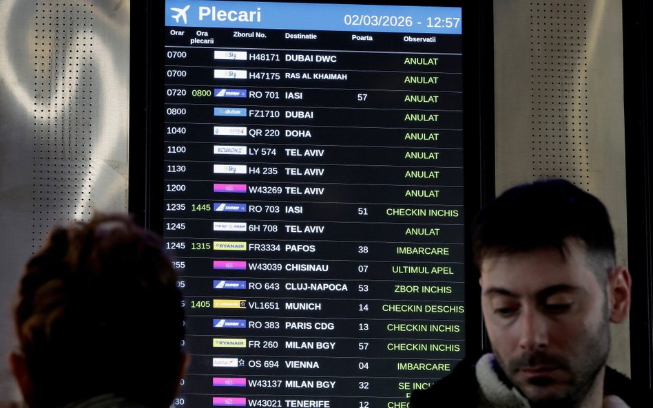 Lotniczy chaos na Bliskim Wschodzie. Pasażerowie zamknięci w złotych klatkach