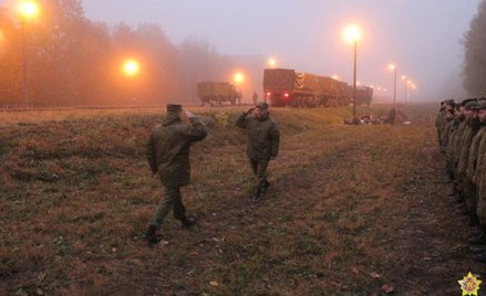 Na Białoruś przybyli pierwsi rosyjscy żołnierze połączonych sił