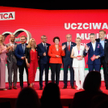 Liderki i liderzy Nowej Lewicy podczas konwencji programowej