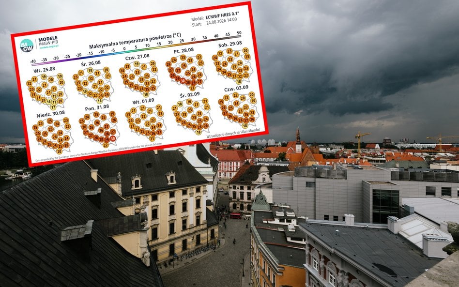 W części kraju możliwe deszcze i burze