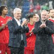 Dietmar Hopp (właściciel Hoffenheim – z lewej) i prezes Bayernu Karl-Heinz Rummenigge po meczu w oto