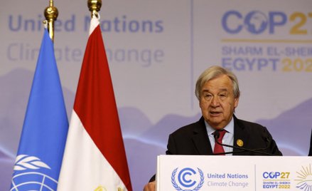 Szef ONZ zawiedziony COP27. "Rozmowy o redukcji emisji się nie powiodły"