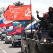Sewastopol, 16 marca. Parada najgorliwszych zwolenników rosyjskiej aneksji Krymu