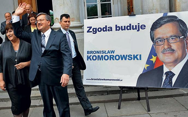 Kandydat Platformy Bronisław Komorowski przekonuje, że „zgoda buduje”