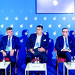 Uczestnicy debaty (od lewej): Marek Miller, Grzegorz Maj, Wojciech Poręba, Artur Popko, Andrzej Ster