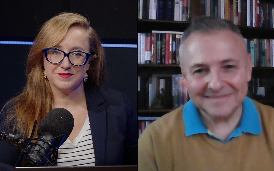 Gościem Aleksandry Ptak-Iglewskiej był prof. Witold Orłowski, główny doradca ekonomiczny PwC w Polsc