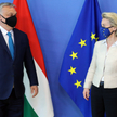 Premier Węgier Viktor Orban oraz Przewodnicząca Komisji Europejskiej Ursula von der Leyen