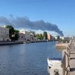 Czarny słup dymu nad Petersburgiem po ukraińskim ataku