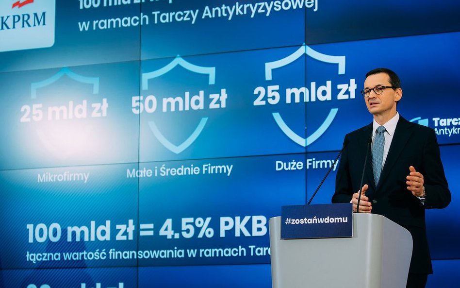 Rząd ogłasza Tarczę Finansową. 100 mld zł na pożyczki dla firm