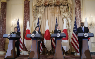 Wspólna konferencja prasowa ministrów obrony USA i Japonii oraz szefów MSZ obu krajów
