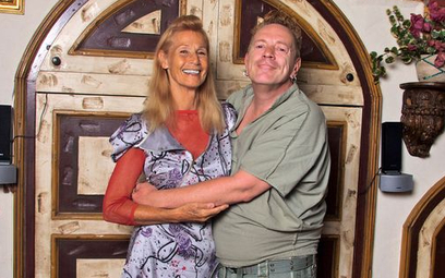 John Lydon z żoną w 2010 r.