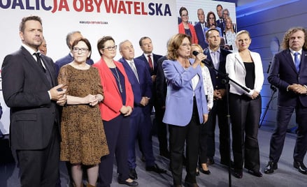 Wyborczy wieczór w Koalicji Obywatelskiej