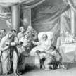 „Śmierć Bolesława III Krzywoustego” – obraz Józefa Peszki powstały między 1800 a 1820 rokiem