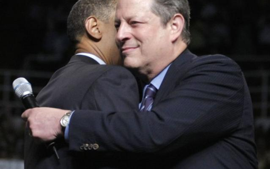 Al Gore popiera Baracka Obamę