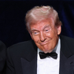 Kardynał Timothy Dolan i były prezydent USA Donald Trump podczas dorocznej kolacji Alfred E. Smith F