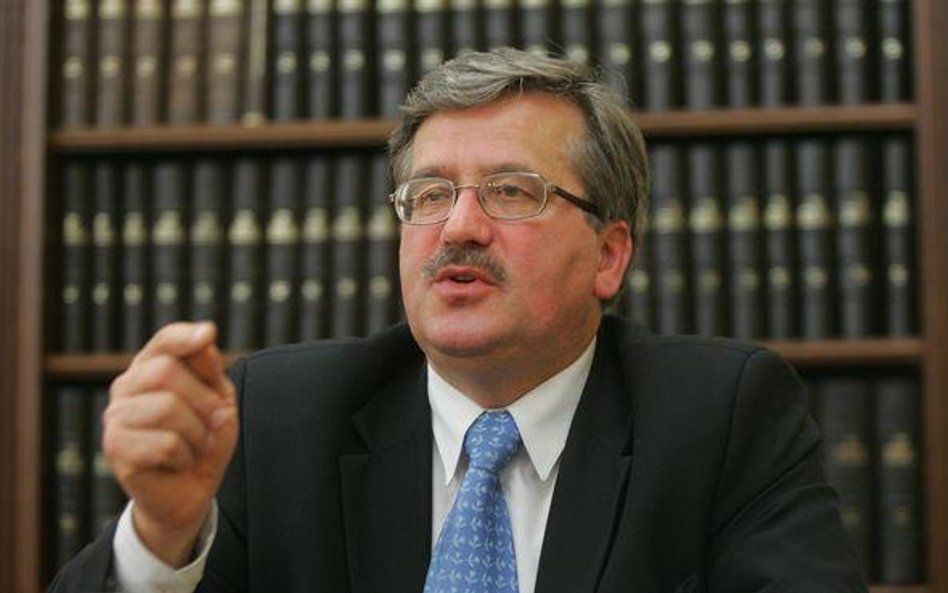 Marszałek Sejmu Bronisław Komorowski