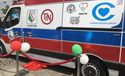 Dzięki kibicom Legii Warszawa CZD ma nową karetkę.