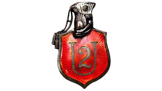 Rzadka odznaka 2. Pułku Ułanów Legionów Polskich